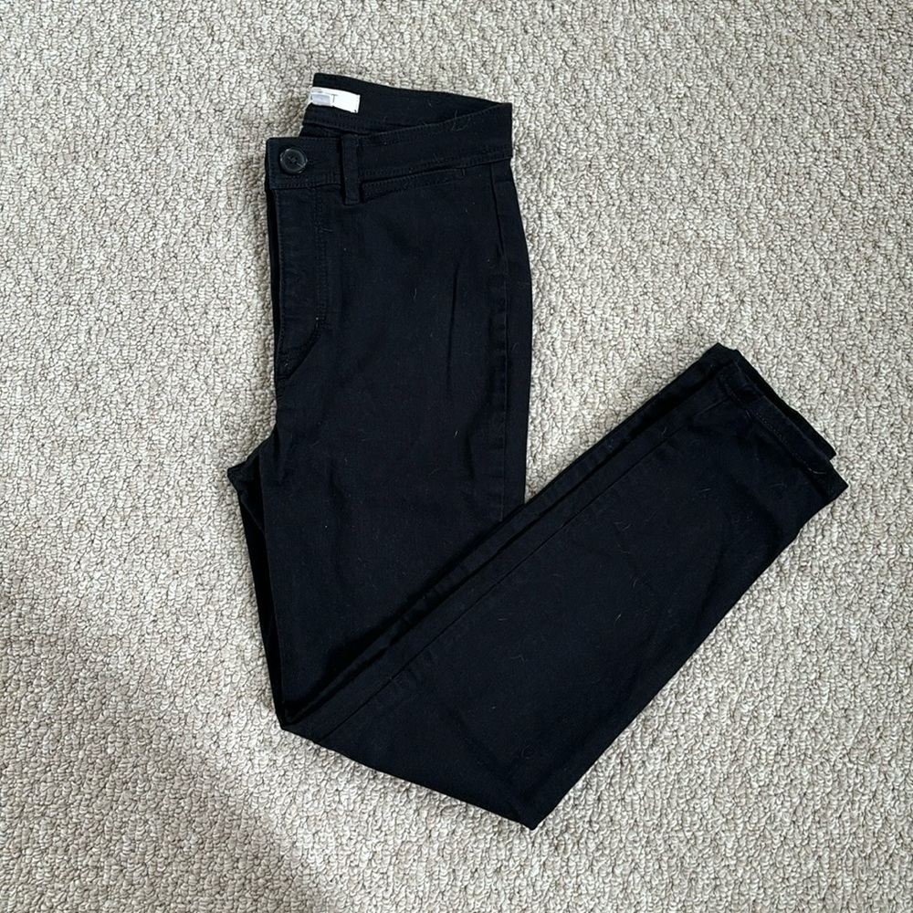 LOFT Black Denim Skinny Pant 00P